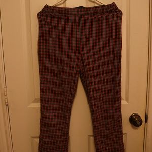 Urban Outfitters Red/Black Plaid Pants